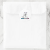 Sticker Rond Fierté animale - Transaurus Rex (Sac)