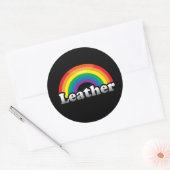 STICKER ROND FIERTÉ CUIR (Enveloppe)