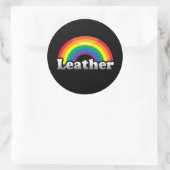 STICKER ROND FIERTÉ CUIR (Sac)