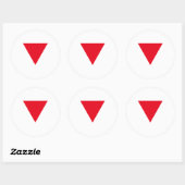 Sticker Rond Fierté cuir queer (Feuille)