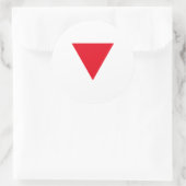 Sticker Rond Fierté cuir queer (Sac)