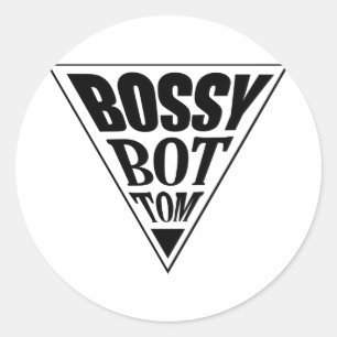 STICKER ROND FIERTE DE FOND DOMINATEUR