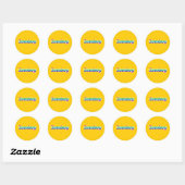 STICKER ROND FIERTE DE GARÇON MANQUÉ (Feuille)