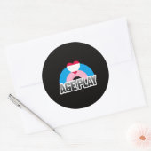 Sticker Rond Fierté de jeu d'âge (Enveloppe)