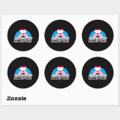 Sticker Rond Fierté de jeu d'âge (Feuille)