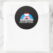 Sticker Rond Fierté de jeu d'âge (Sac)