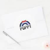 Sticker Rond Fierté de jeu de marionnettes (Enveloppe)