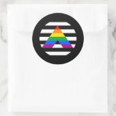 Sticker Rond Fierté de l'Ally droit (Sac)