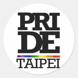 STICKER ROND FIERTÉ DE TAÏPEH - .PNG