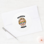 Sticker Rond Fierté de Warren (Enveloppe)