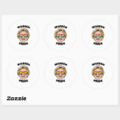 Sticker Rond Fierté de Warren (Feuille)