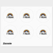 Sticker Rond Fierté des marginals (Feuille)