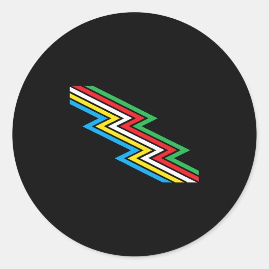 Sticker Rond Fierté d'invalidité Mois Sensibilisation Handicap (Devant)