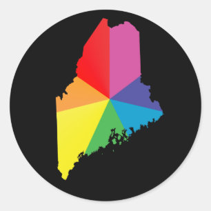 Sticker Rond fierté du maine.
