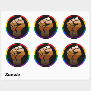 Sticker Rond Fierté du QPOC
