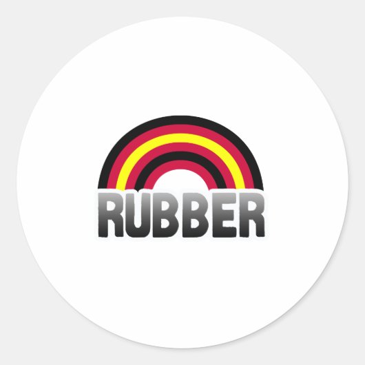 Sticker Rond Fierté en latex (Devant)