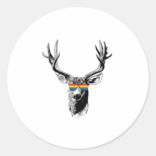 STICKER ROND FIERTÉ GAI (Devant)