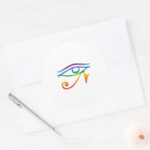 Sticker Rond Fierté gay goth (Enveloppe)