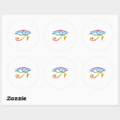 Sticker Rond Fierté gay goth (Feuille)