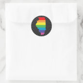 Sticker Rond fierté illinoise. (Sac)