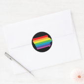 Sticker Rond fierté iowa. (Enveloppe)
