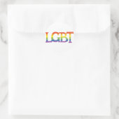 Sticker Rond Fierté LGBT (Sac)