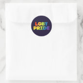STICKER ROND FIERTÉ LGBT (Sac)