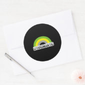 Sticker Rond Fierté lithromantique (Enveloppe)