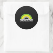 Sticker Rond Fierté lithromantique (Sac)