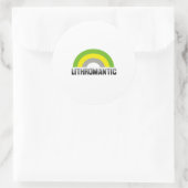 Sticker Rond Fierté lithromantique (Sac)