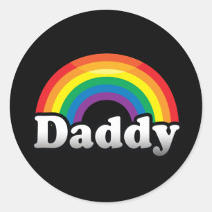 STICKER ROND FIERTE PAPA