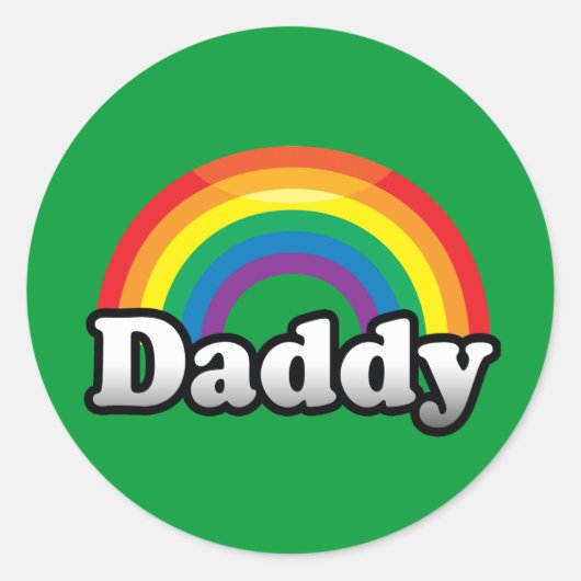 STICKER ROND FIERTE PAPA (Devant)