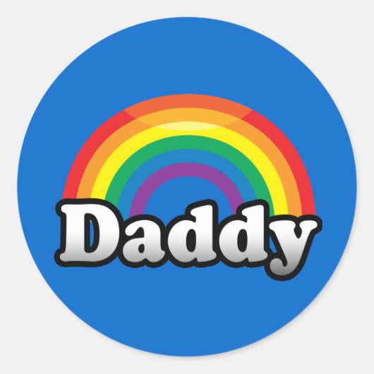 STICKER ROND FIERTE PAPA (Devant)