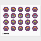 STICKER ROND FIERTE PAPA (Feuille)