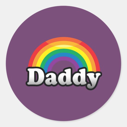 STICKER ROND FIERTE PAPA (Devant)