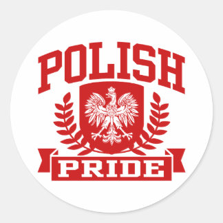 Sticker Rond Fierté polonaise