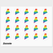 Sticker Rond fierté principale. (Feuille)
