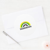 Sticker Rond Fierté skoliosexuelle (Enveloppe)
