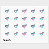 Sticker Rond Fierté Trans - Inclusif (Feuille)