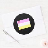 Sticker Rond Fierté Twink (Enveloppe)