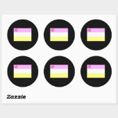 Sticker Rond Fierté Twink (Feuille)