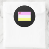 Sticker Rond Fierté Twink (Sac)