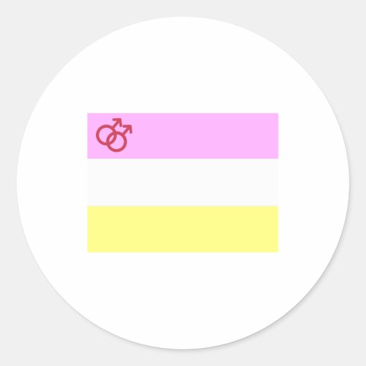 Sticker Rond Fierté Twink (Devant)