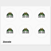 Sticker Rond Fierté uniforme (Feuille)