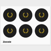 Sticker Rond Fierté uniforme (Feuille)