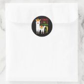 Sticker Rond Fiesta Como Te Llamas Cinco De Mayo Como Se (Sac)