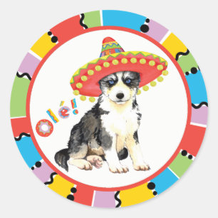 Sticker Rond Fiesta Husky