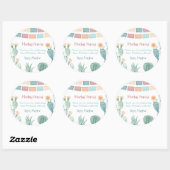 Sticker Rond Fiesta Taco mexicain DEUX-JEUDI Merci TROIS-EST (Feuille)