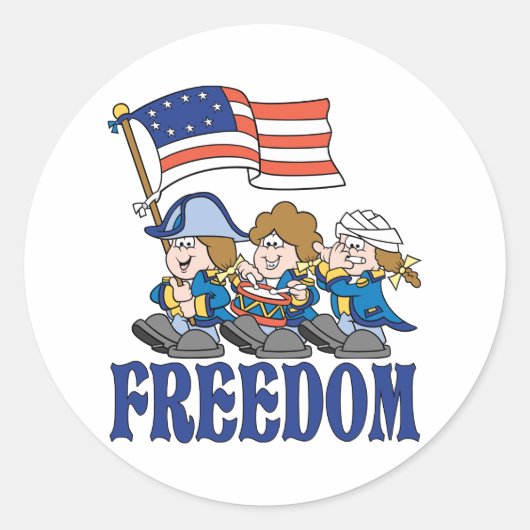 Sticker Rond Fife et Drum Corps (Devant)