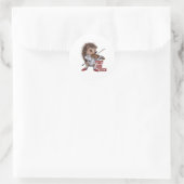 Sticker Rond fight and touch (Sac)